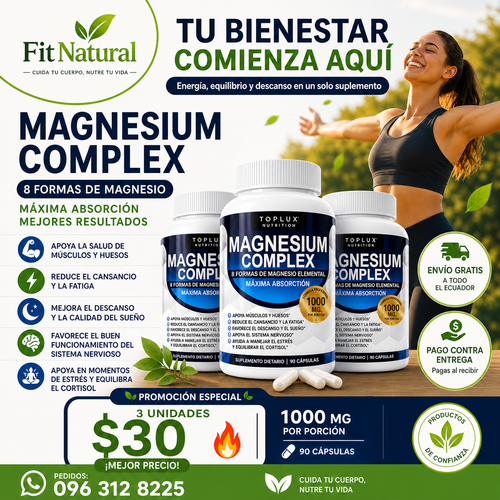MAGNESIUM COMPLEX PROMO 3 X $30 - 1000 MG ORIGINAL 🇺🇸